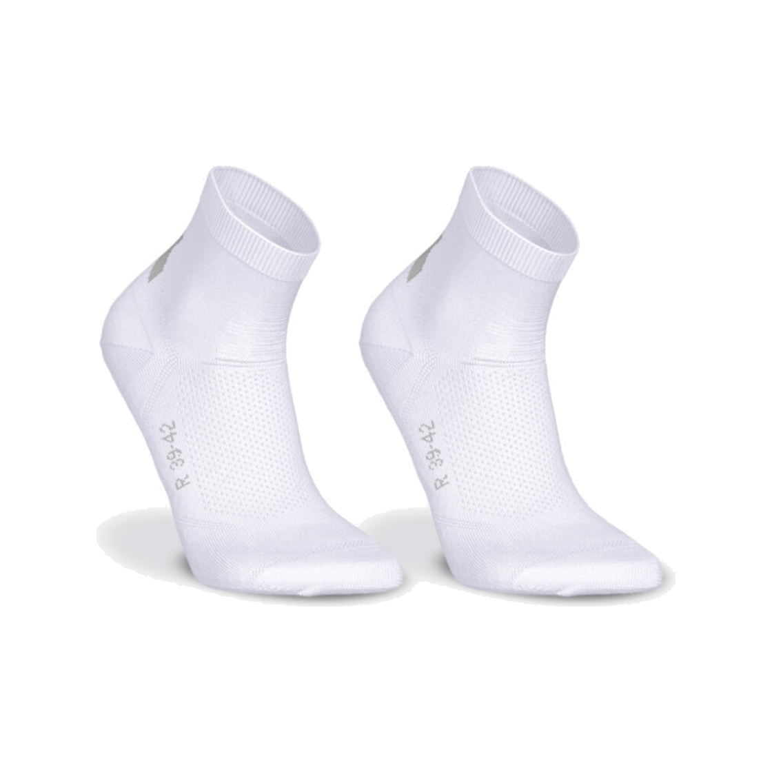 데카트론 러닝 중목 양말 2켤레 파인 런500 울트라 화이트(DECATHLON Running Mid-Cut Socks 2 Pairs Fine Run 500 Ultra White)