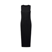 (W) Pleats Please Issey Miyake Basics Dress Black