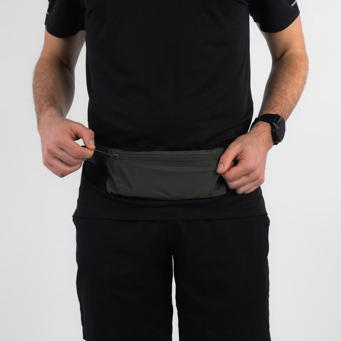 데카트론 러닝 스마트폰 벨트 베이직 2 어반 그린(DECATHLON Running Smartphone Belt Basic 2 Urban Green) - 3