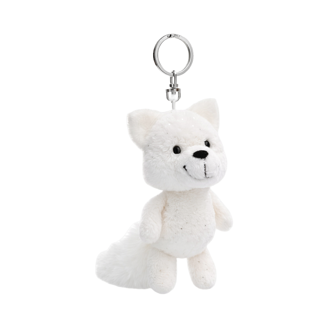 니키 폭스 바냐 키링 10cm([KREAM 단독] NICI Keyholder polar fox Vanja 10cm GREEN)