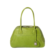 Miu Miu Vivant Nappa Leather Bag Fern Green