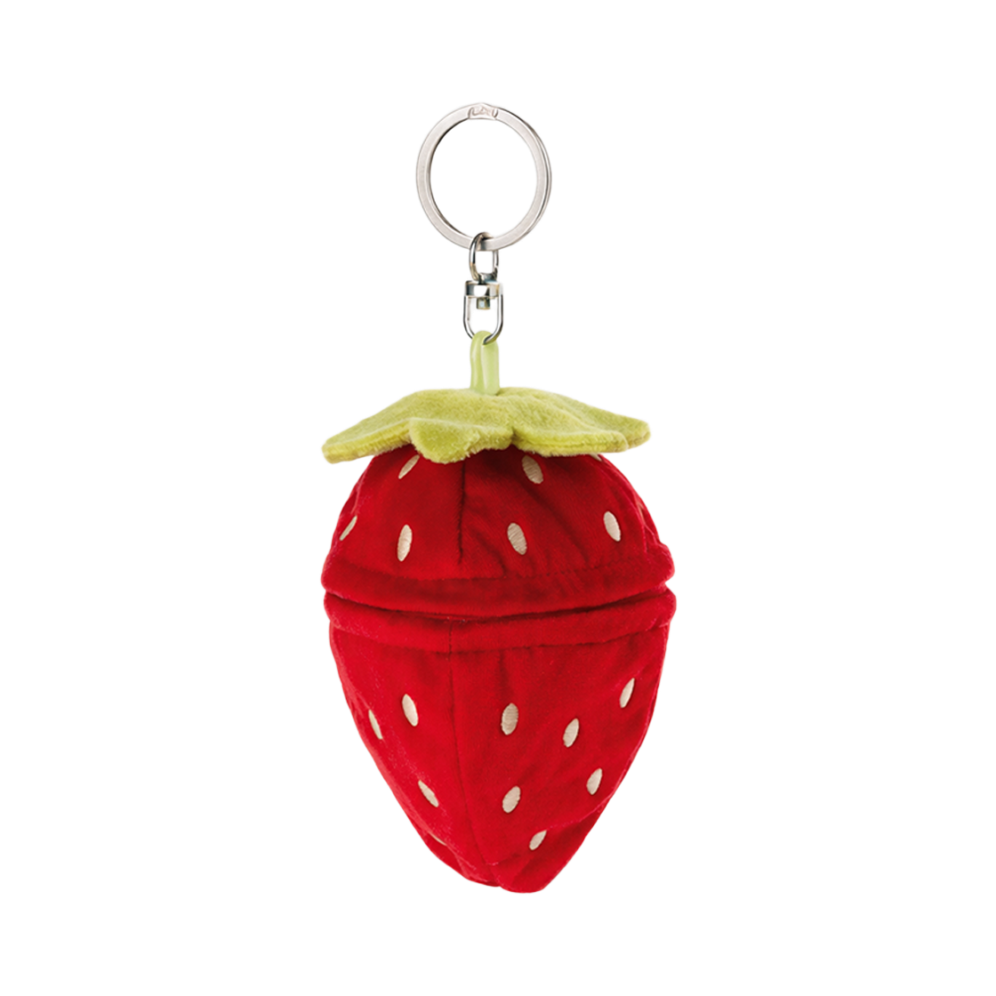 니키 벤딕스&딸기 키링 13cm([KREAM 단독] NICI Soft toy bear Bendix 13cm with key chain in strawberry GREEN) - 2