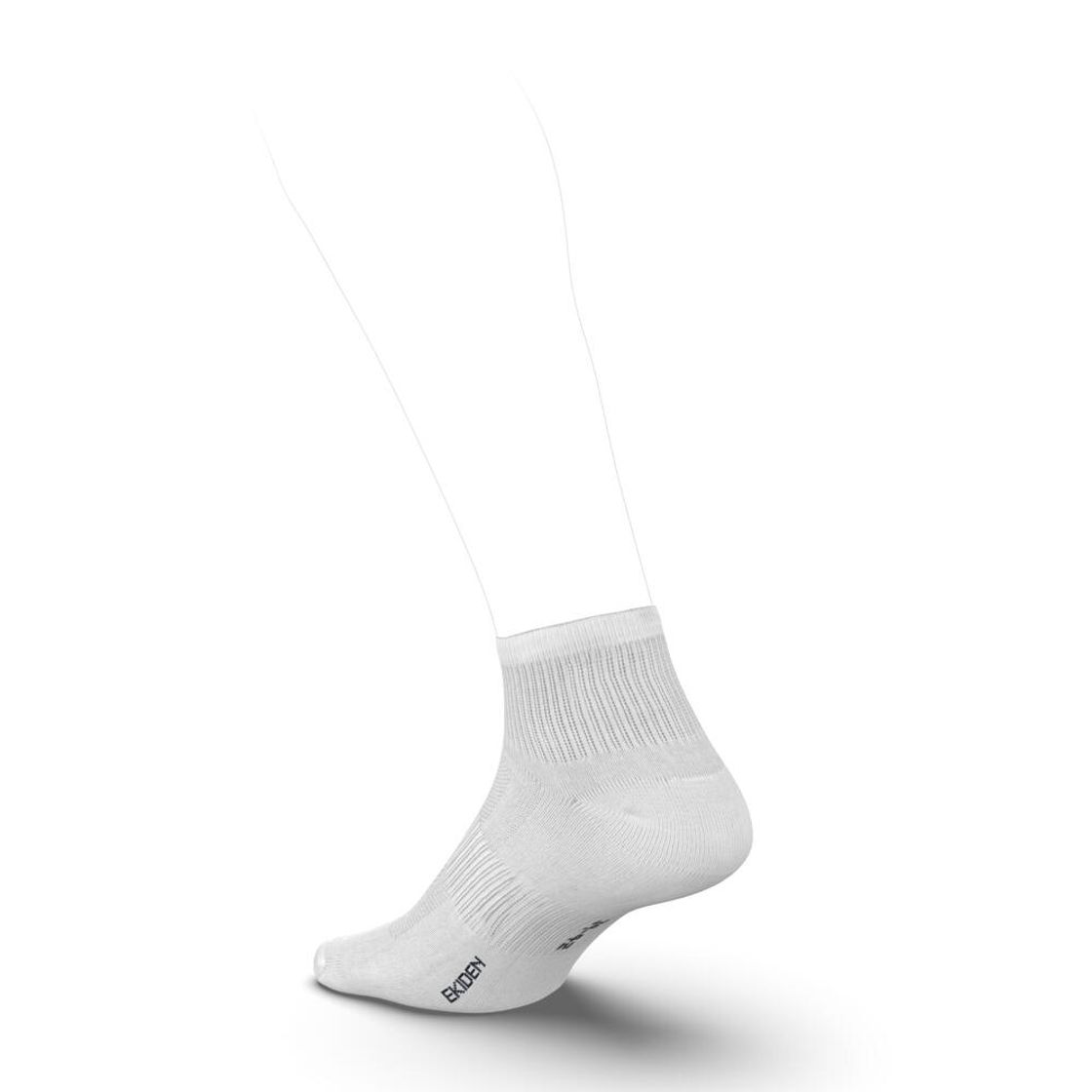 데카트론 러닝 단목 양말 3켤레 런100 울트라 화이트(DECATHLON Running Low Socks 3 Pairs Run 100 Ultra White) - 3