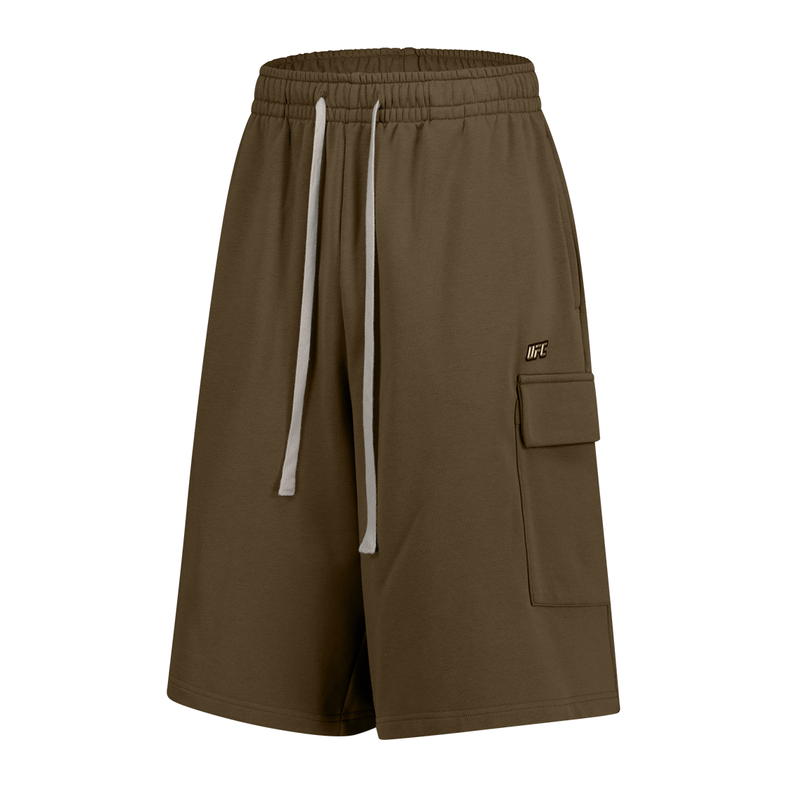 U2SPW2303BR UFC SPORT Gym-Wear Cargo Bermuda Shorts Brown