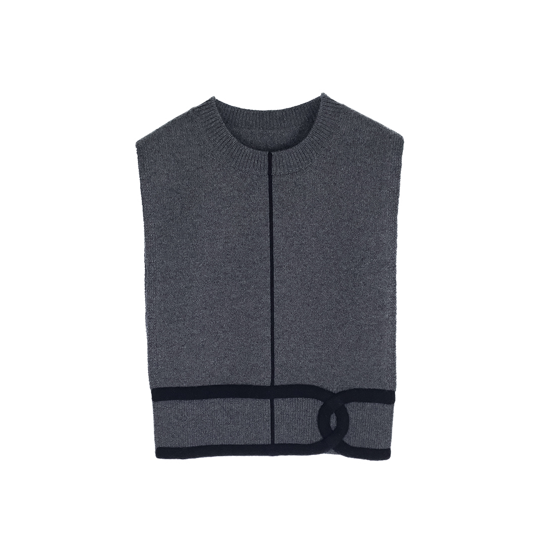 샤넬 CC로고 카미오너 블랙/다크그레이(Chanel CC Logo Camion Black/Dark Gray)