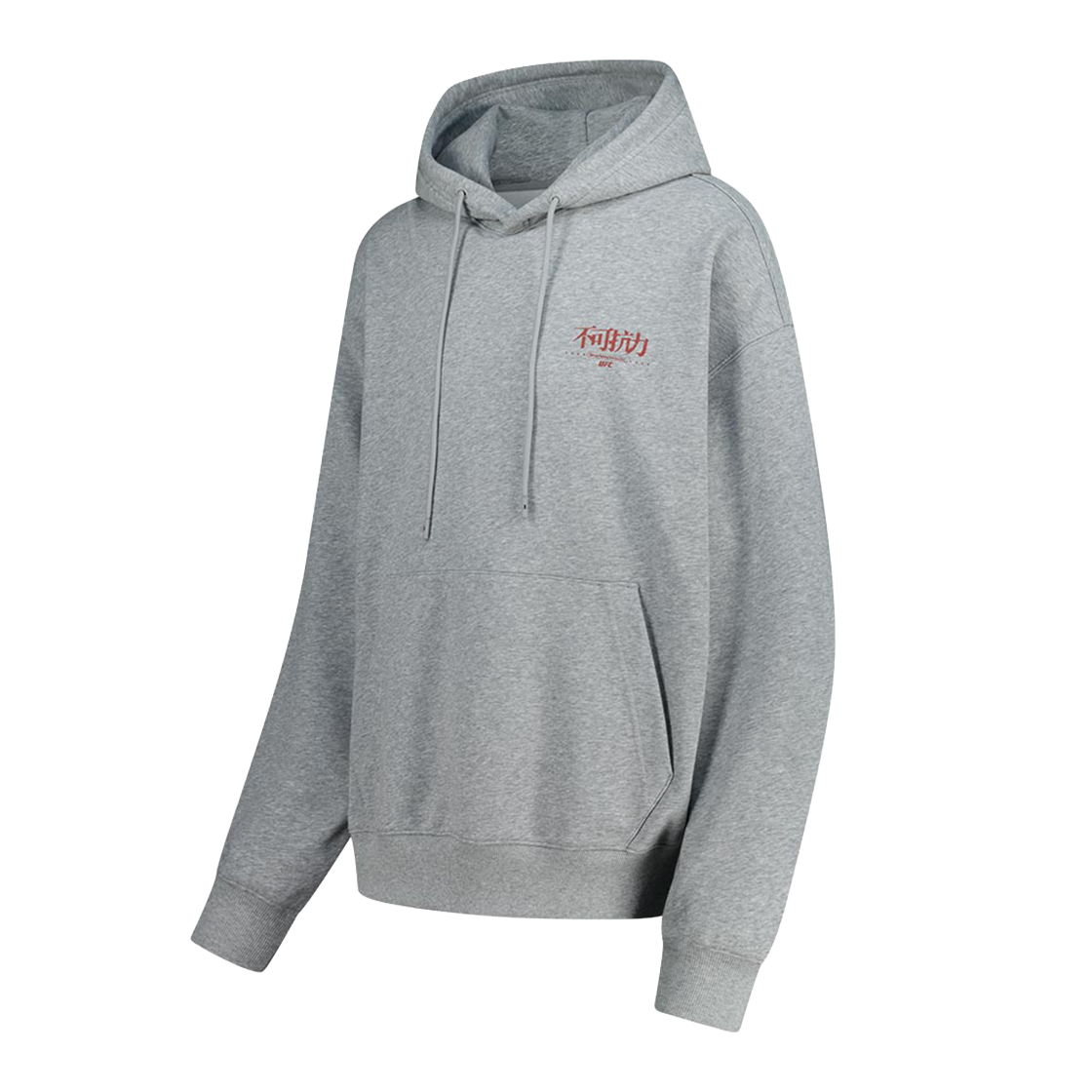 유에프씨 스포츠 불가항력III 오버핏 후드티 멜란지그레이 U2HDW1309MG(UFC SPORT Undeniable Force III Oversized Fit Hoodie Melange Grey) - 2