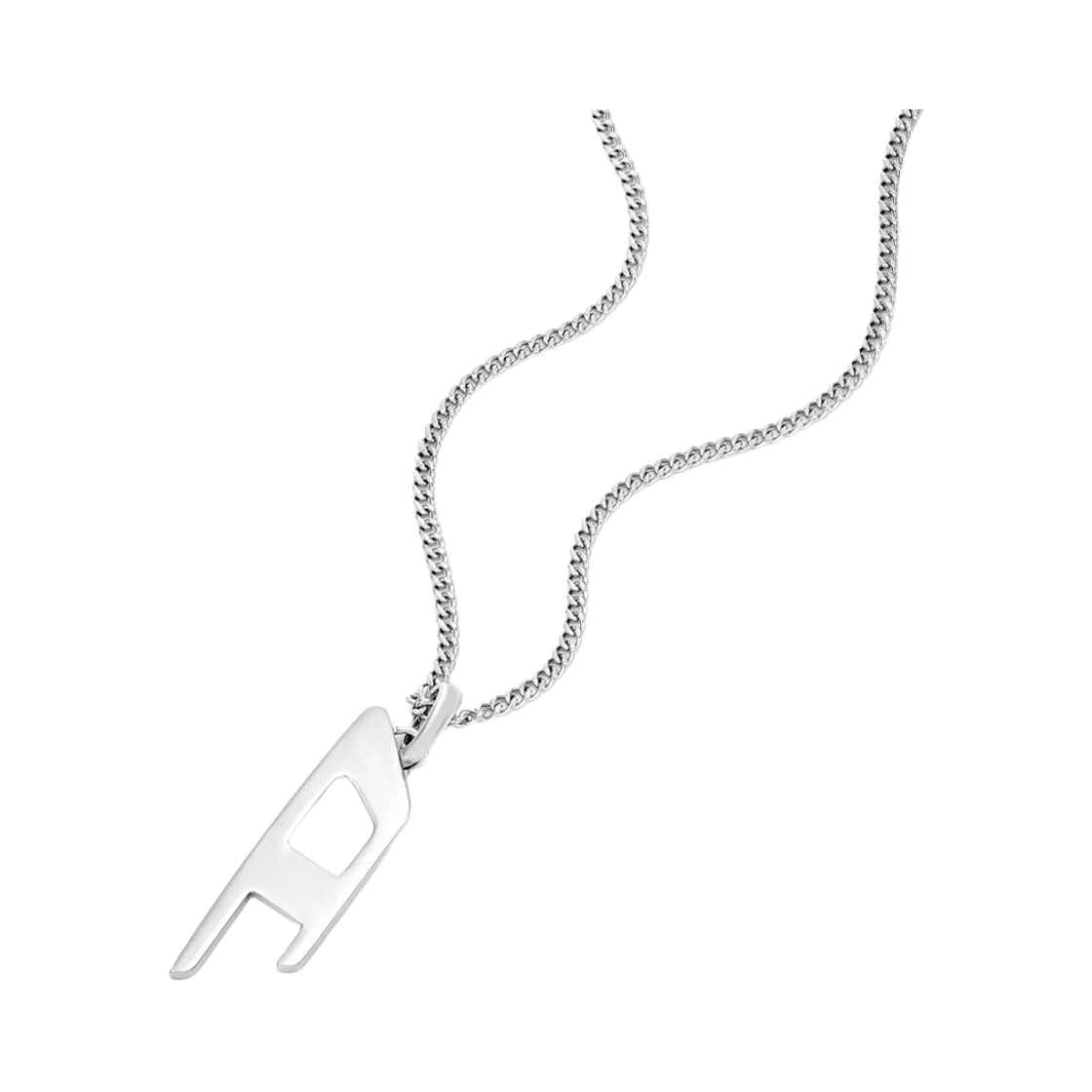 DX1625040 [15% 쿠폰] Diesel Dx1625040 Stainless Steel D Logo Pendant Necklace Silver