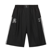 Adidas x Willy Chavarria Pinstripe Long Shorts Black White - KR Sizing