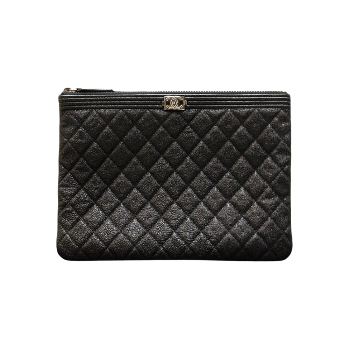IT3FOVDEG4JE Chanel Caviar Boy Medium Clutch #29