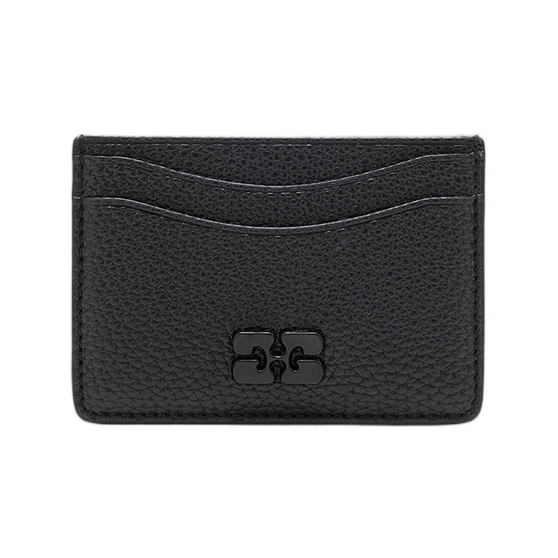 가니 카드 홀더 그레인드 블랙(Ganni Card Holder Grained Black)
