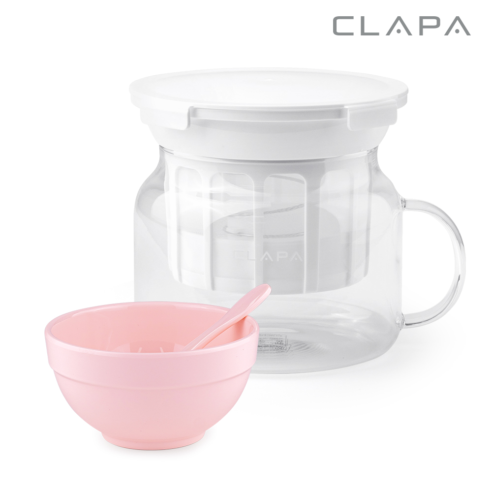 유청분리기 [3단 꾸덕조절 / 유리소재] 클래파 그릭요거트 메이커 1.8L 대용량(CLAPA Whey Separator Greek Yogurt Strainer Maker, Home Kitchen Tool BYF-G18) - 2