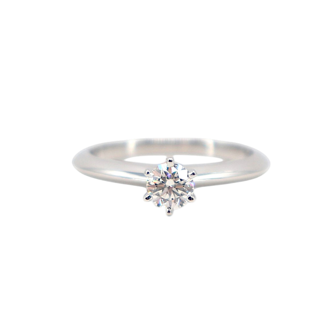 티파니앤코 클래식 다이아 웨딩 링 플래티늄 9.5호(Tiffany & Co. Classic Diamond Wedding Ring in Platinum) - 1