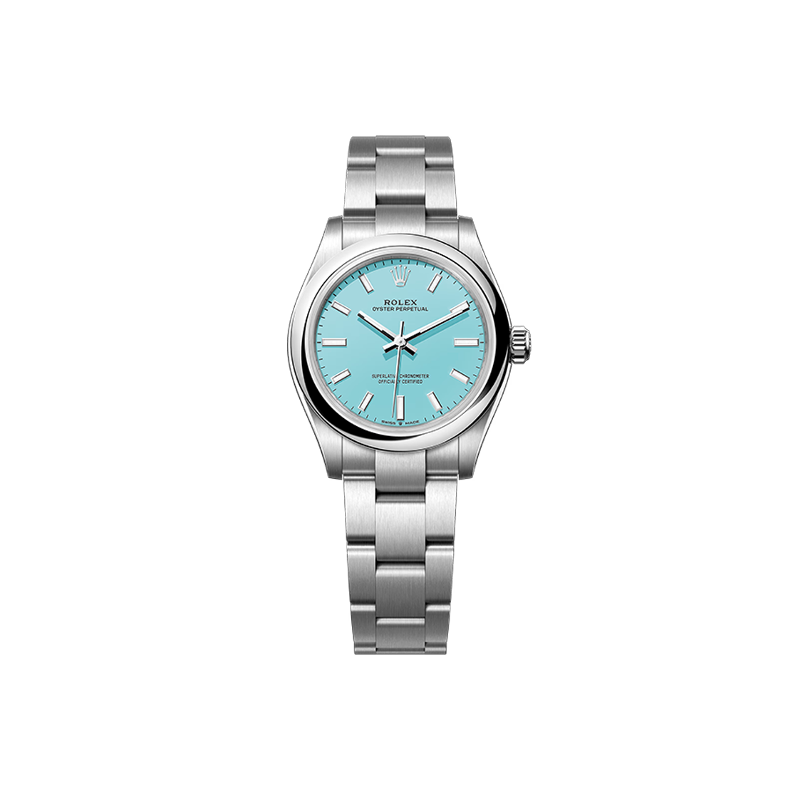 롤렉스 오이스터 퍼페츄얼 31-277200 터콰이즈 블루 바 오이스터 NO.7733(Rolex Oyster Perpetual Turquoise Blue Bar Oyster No. 7733)