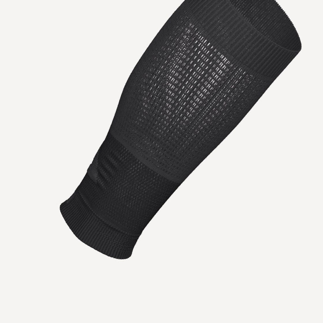 데카트론 러닝 카프 슬리브 500 스모크 블랙(DECATHLON Running Calf Sleeves 500 Smoked Black) - 2