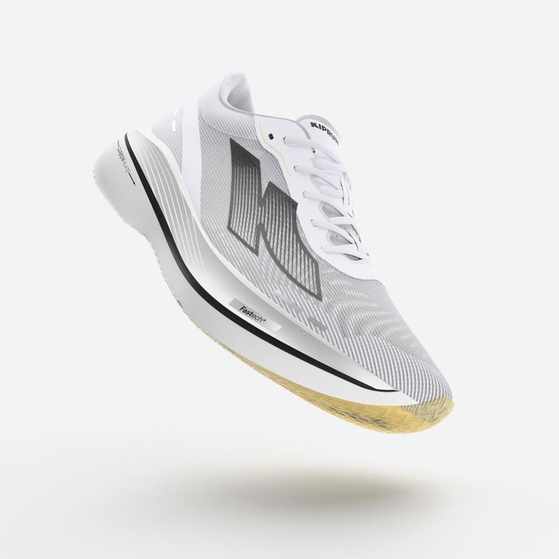 데카트론 여성 카본 레이싱화 킵스톰 챌린저 2 울트라 화이트(DECATHLON Women's Carbon Racing Shoes Kiprun Kipstorm Challenger 2 Ultra White) - 2