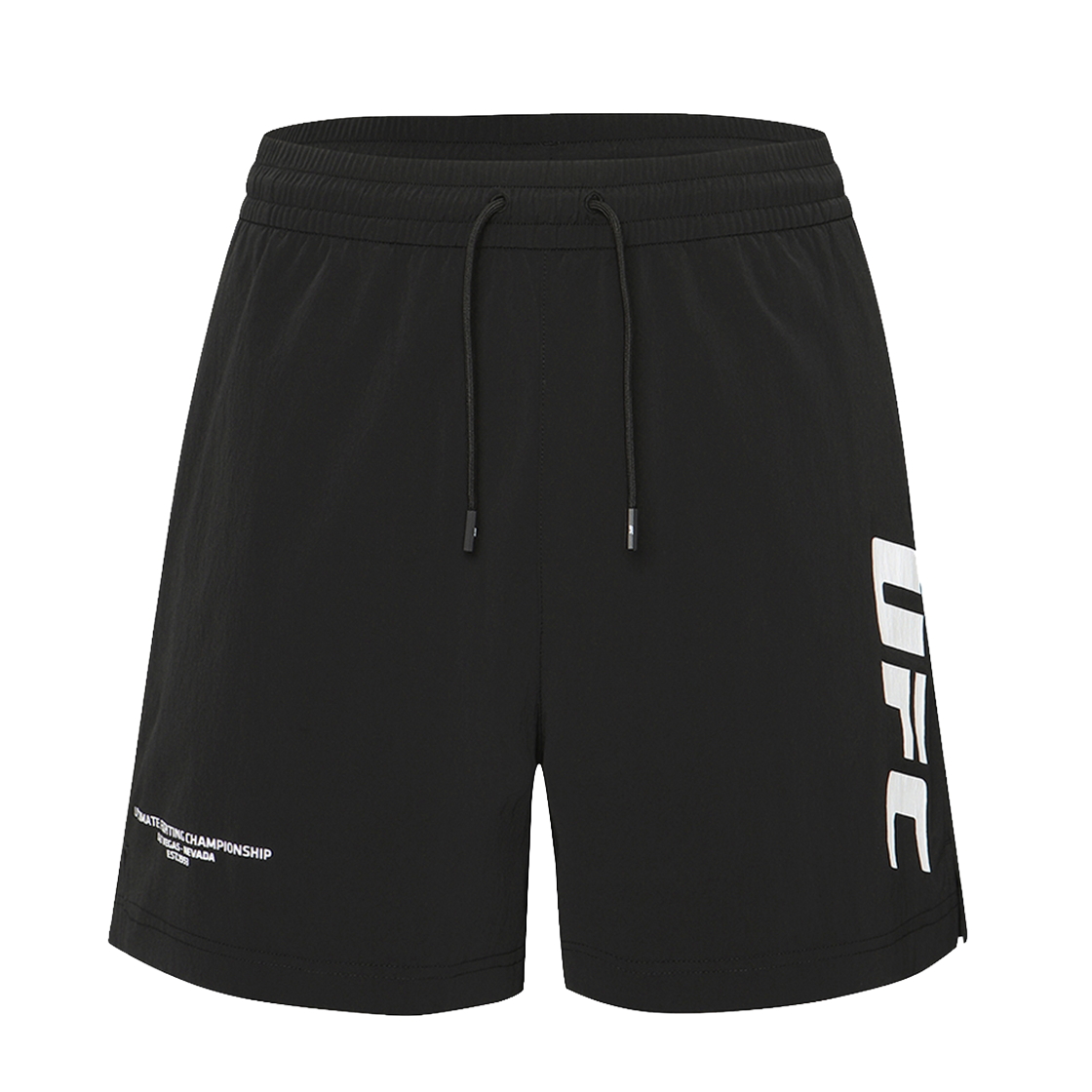 유에프씨 스포츠 에센셜 릴렉스핏 쇼츠 블랙 U2SPW2301BK(UFC SPORT Essential Relaxed Fit Short Pants Black) - 2