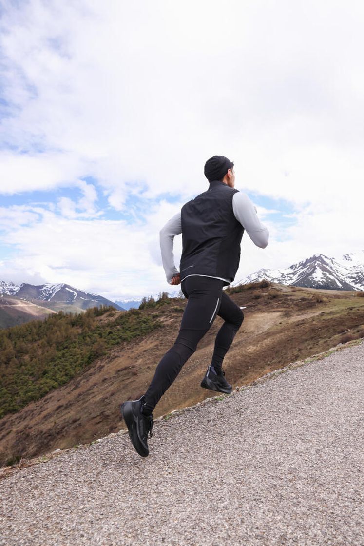 데카트론 울트라라이트 러닝 비니 웜 플러스 V2 스모크 블랙(DECATHLON Ultralight Running Beanie Warm Plus V2 Smoke Black) - 3
