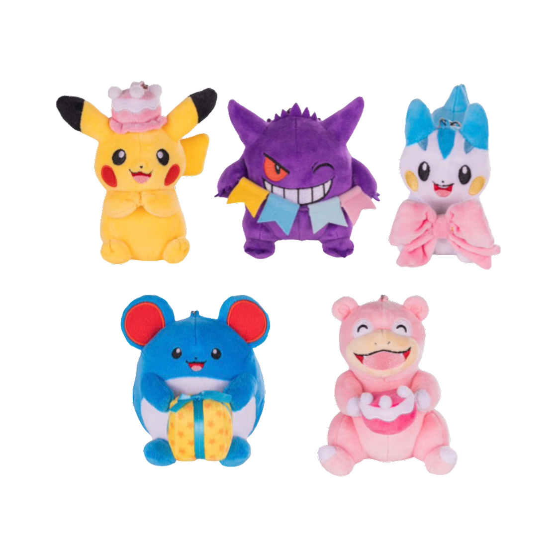 포켓몬 x 롯데시네마 파티 타임 인형 키링 미개봉 랜덤박스 (1개입)(Pokemon x Lotte Cinema Party Time Plush Keyring Sealed Case (1 Blind Box))