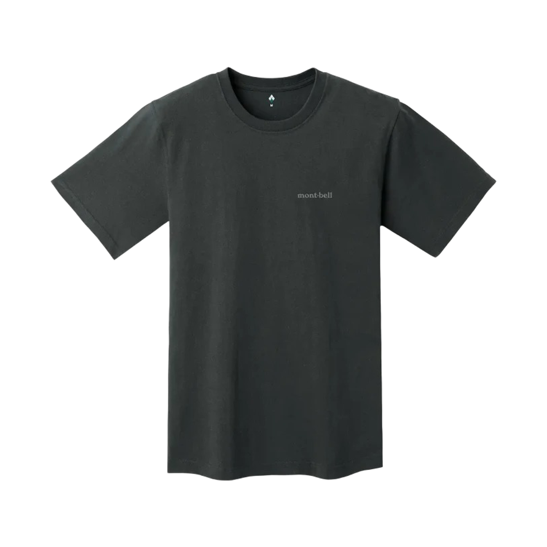 2104792 Montbell Pear Skin Cotton T-Shirt Dark Gray