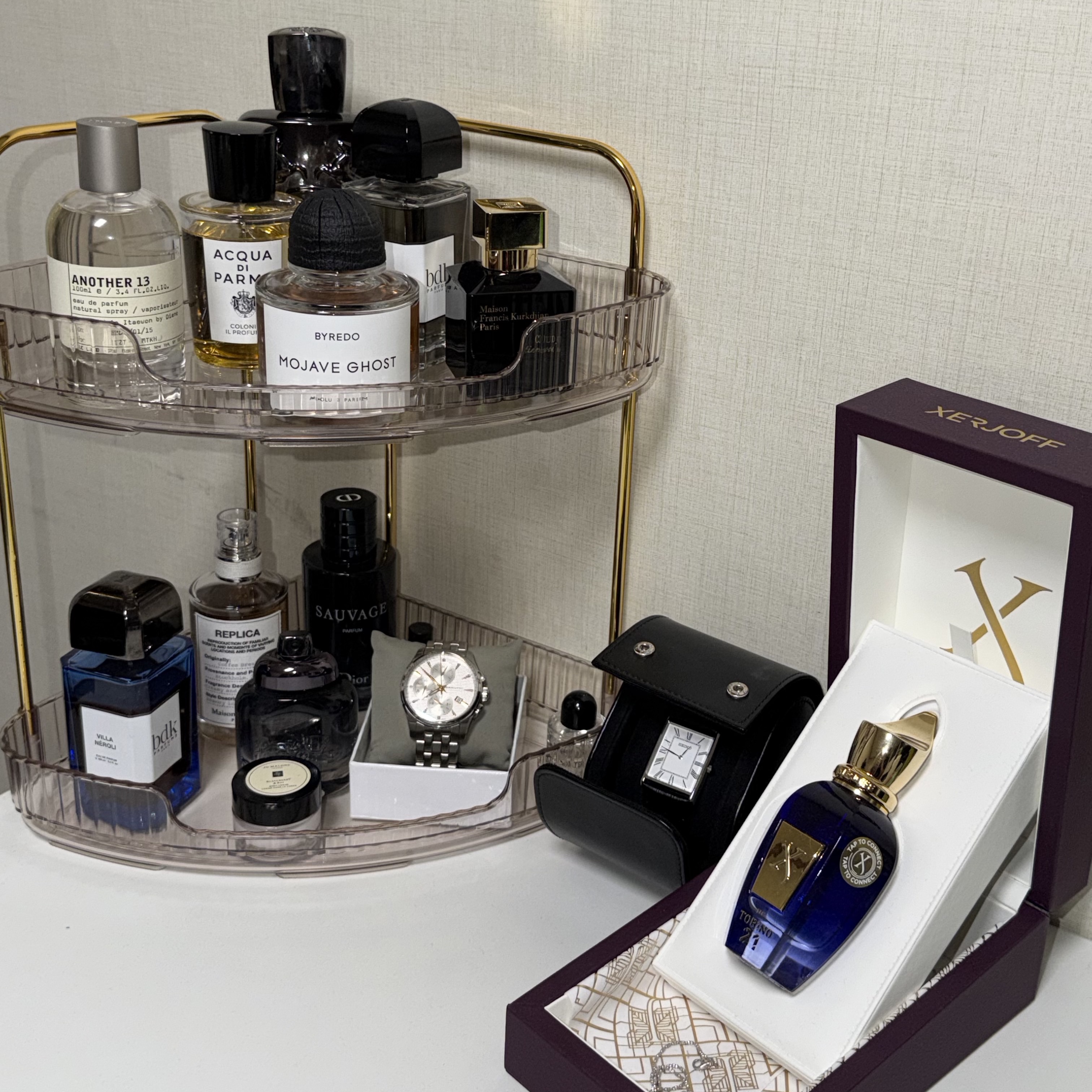 Maison Francis Kurkdjian Oud Satin Mood Eau De Parfum 70ml, Byredo Mojave Ghost Absolu De Parfum 100ml 착용 스타일