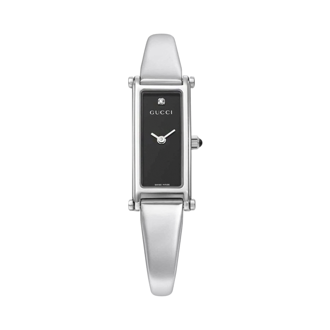 [17% 쿠폰] 구찌 1500 시리즈 쿼츠 12x24mm 스테인리스 스틸 블랙([17% 쿠폰] Gucci 1500 Series Quartz 12X24mm Stainless Steel Black) - 1