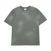 [핏더새] Undermycar Mu.166 Classic Logo Washed Pocket T-shirts Khaki