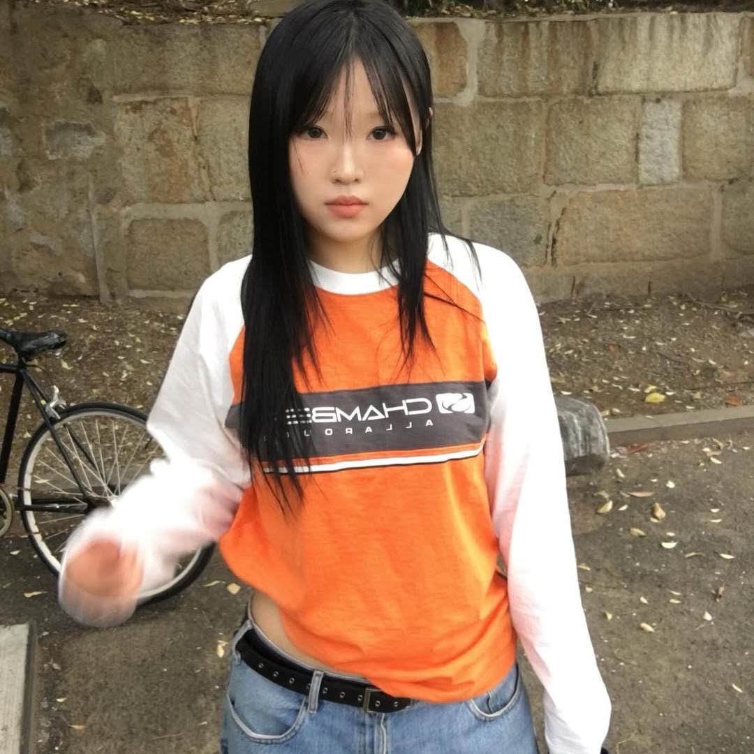 SPORT CHAMBER SC Node T-shirt ORANGE 착용 스타일 - 1
