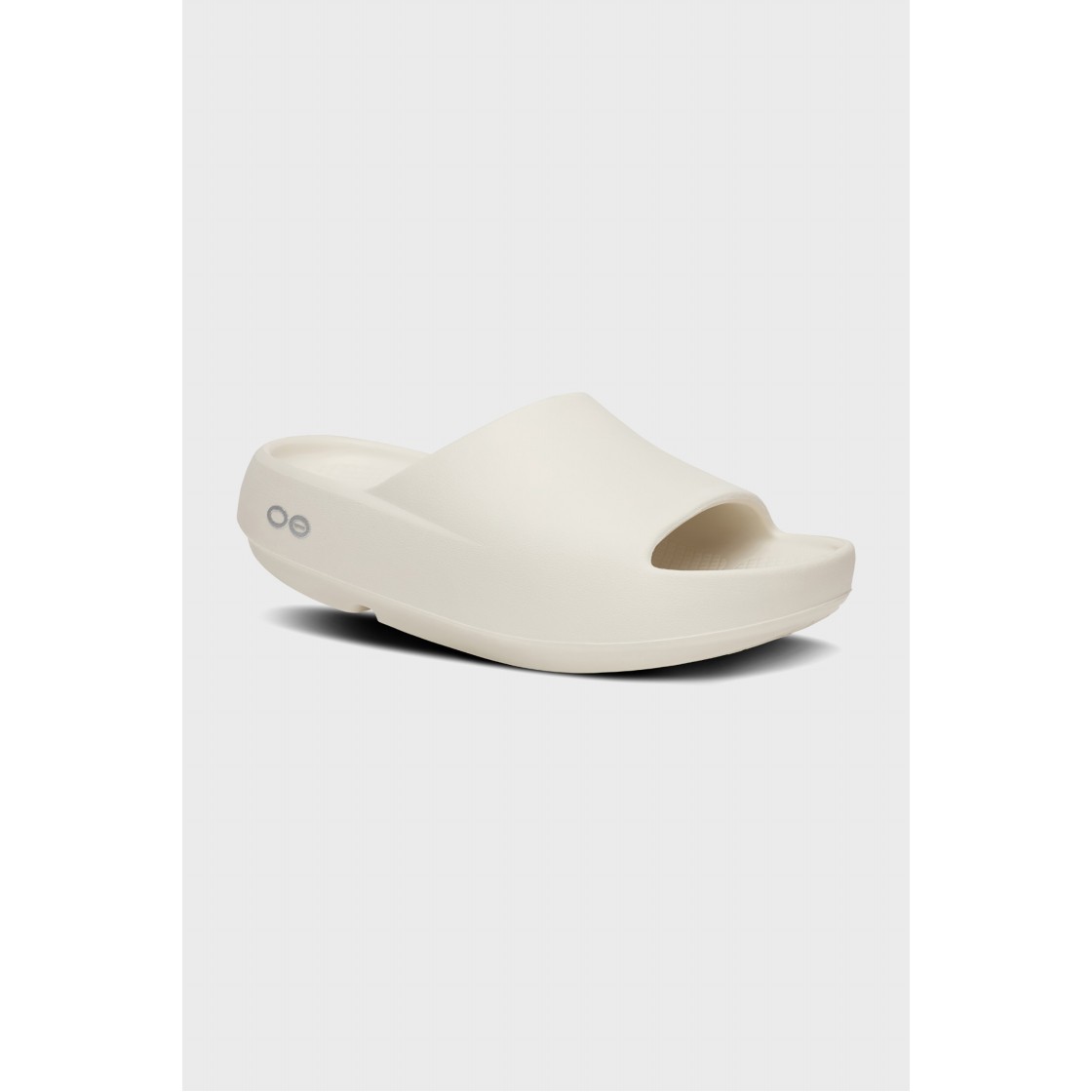 우포스 OOahh + 아이보리 남여공용 슬라이드(OOFOS OOahh Sport Ivory Unisex Slides) - 2