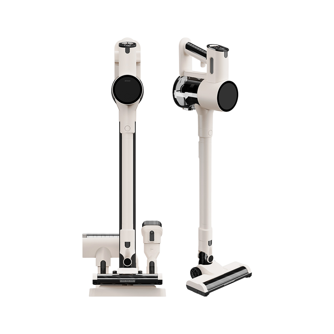 다룸 제로컬렉션 무선청소기(거치형) 아이보리, 화이트(Daroom Zero Collection Cordless Vacuum Cleaner (Stand Type), Ivory, White)
