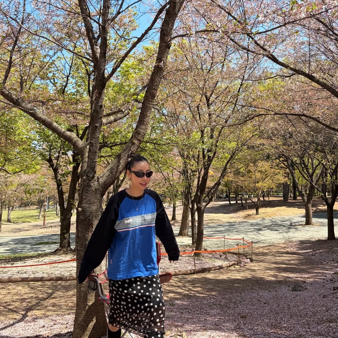 SPORT CHAMBER SC Node T-shirt BLUE 착용 스타일 - 2