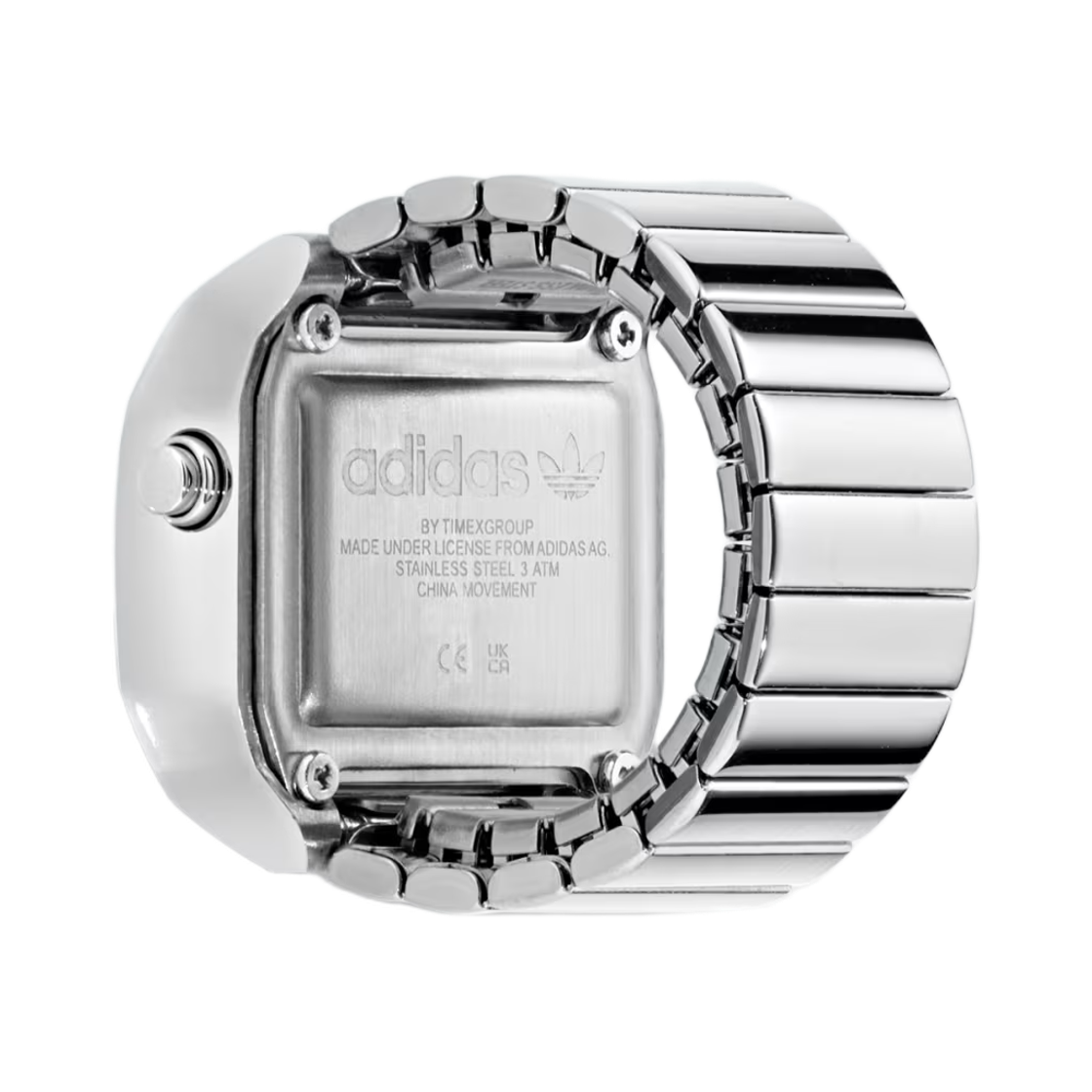 아디다스 디지털 투 링 SST 워치 실버 메탈릭(Adidas Digital Two Ring SST Watch Silver Metallic) - 2