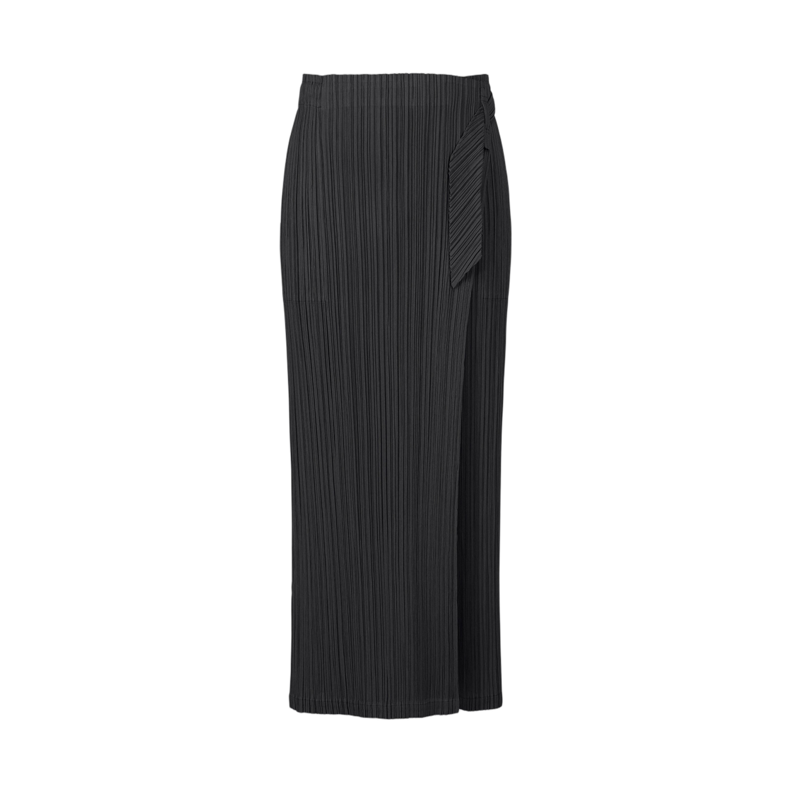 PP61-JF474-15 (W) Pleats Please Issey Miyake Facade Skirt Black
