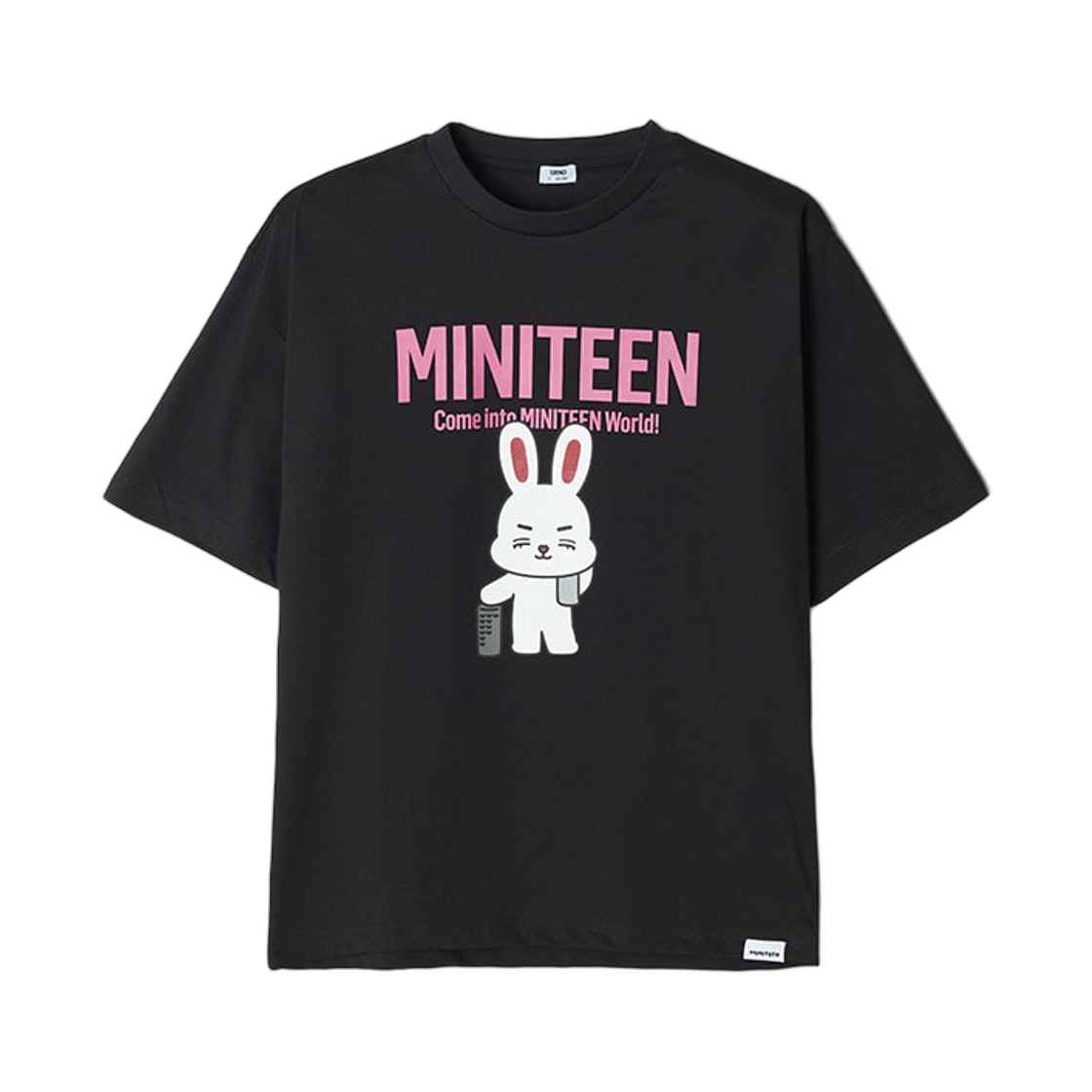 스파오 x 미니틴 숏슬리브 티셔츠 버건디(Spao x Miniteen Short Sleeve T-Shirt Burgundy) - 1