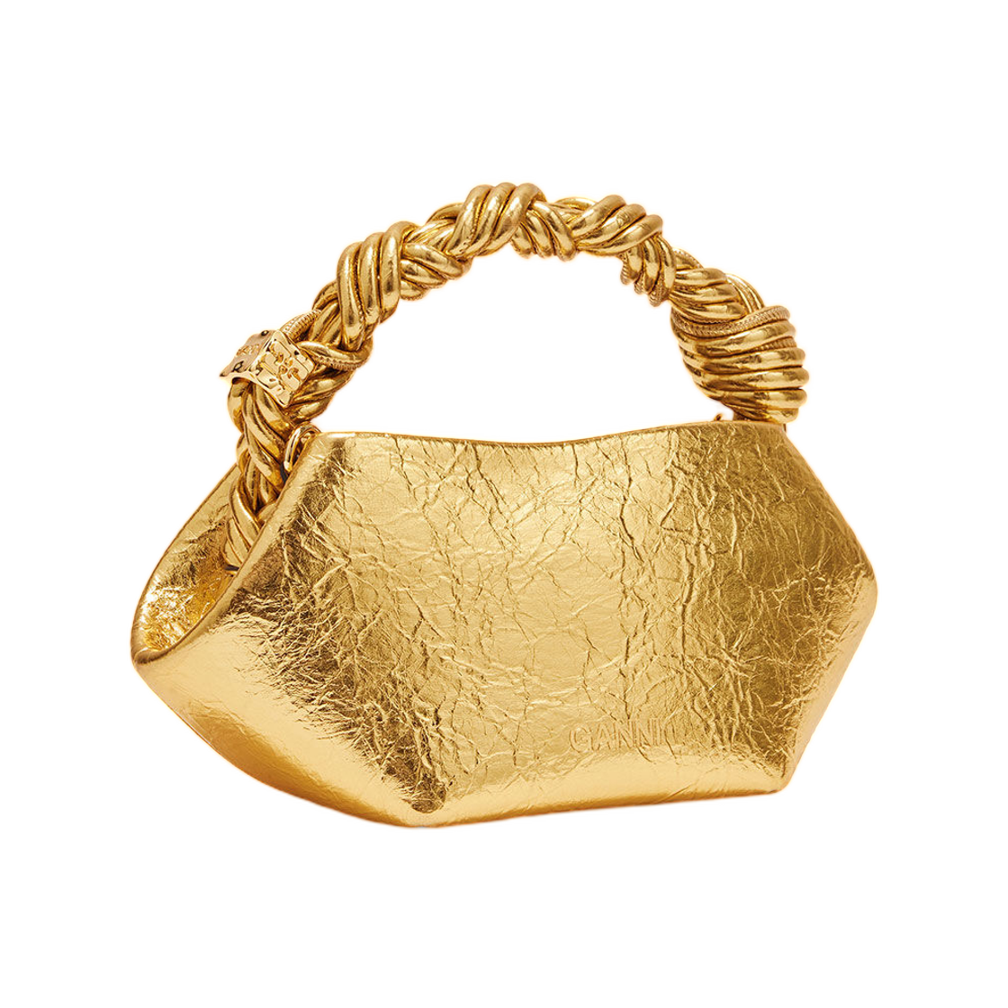 가니 메탈릭 미니 보우백 골드(Ganni Metallic Mini Bou Bag Gold) - 2
