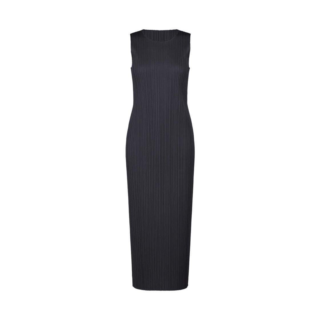 (W) 플리츠 플리즈 이세이 미야케 뉴 컬러풀 베이직 4 드레스 네이비((W) Pleats Please Issey Miyake New Colorful Basics 4 Dress Navy) - 1