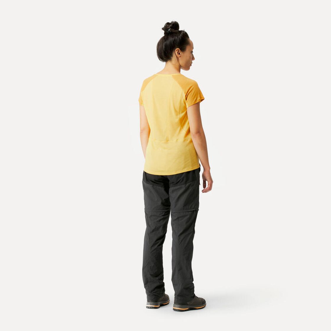 데카트론 여성 백패킹 투인원 집오프 바지 MT100 카본 그레이(DECATHLON Women's Backpacking 2-in-1 Zip-off Pants MT100 Carbon Grey) - 2