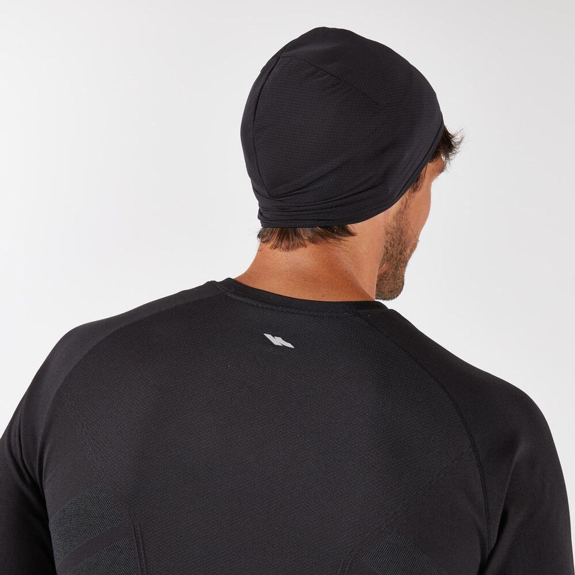 데카트론 울트라라이트 러닝 비니 웜 플러스 V2 스모크 블랙(DECATHLON Ultralight Running Beanie Warm Plus V2 Smoke Black) - 2