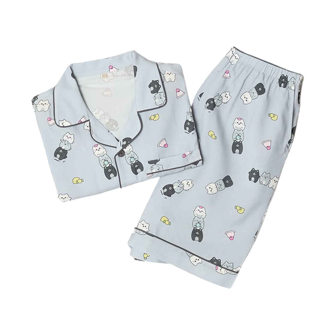스파오 x 미니틴 숏슬리브 파자마 믹스(Spao x Miniteen Short Sleeve Pajama Mix) - 1