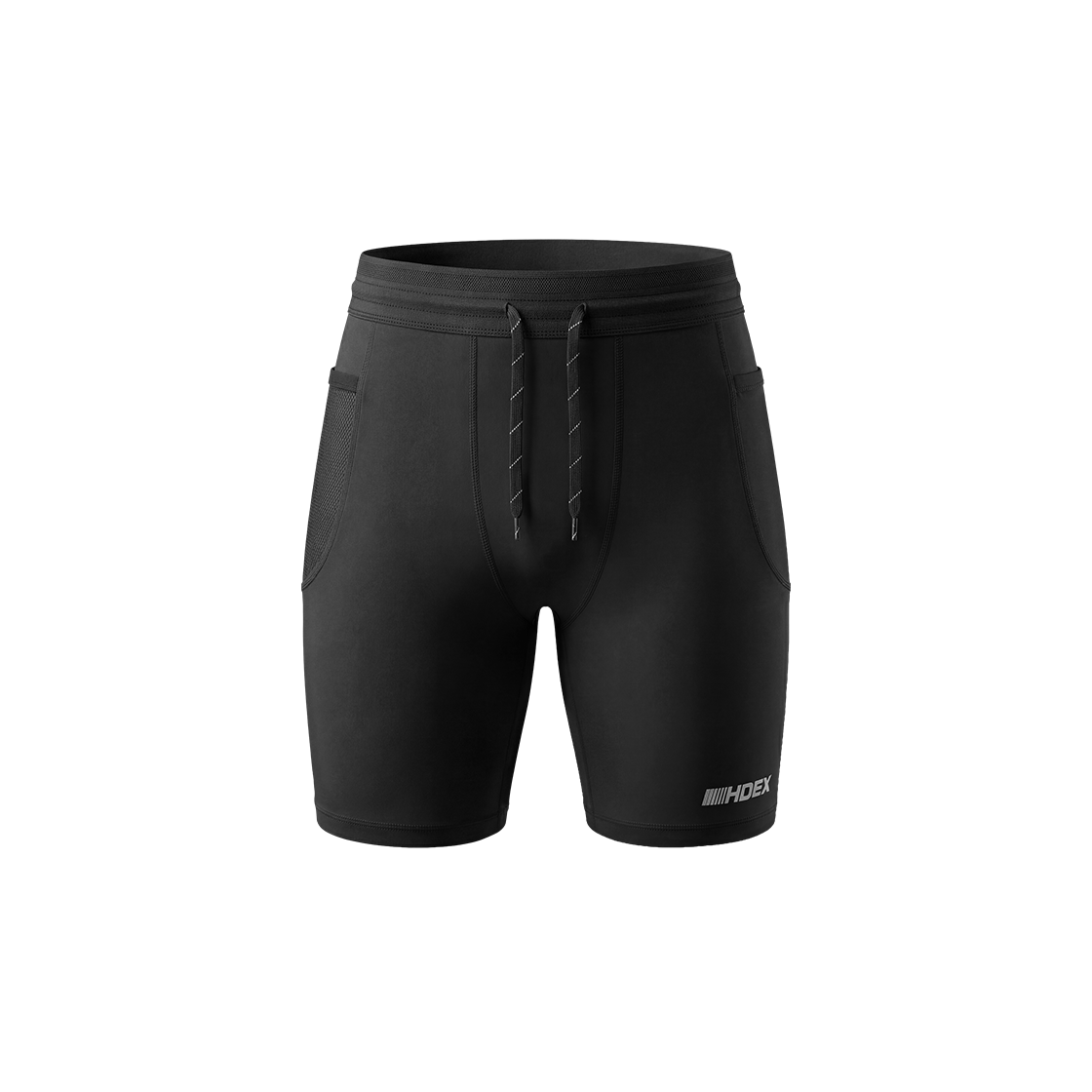 에이치덱스 어시스트 매쉬 포켓 바이커 쇼츠 우먼 블랙(HDEX Assist Mesh Pocket Biker Shorts W)