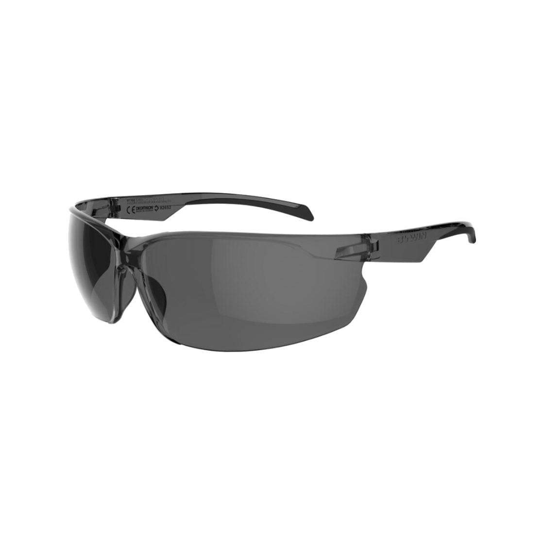 데카트론 성인 스포츠 선글라스 카테고리3 ST100 스모크 블랙(DECATHLON Adult Sports Sunglasses Category 3 ST100 Smoked Black)