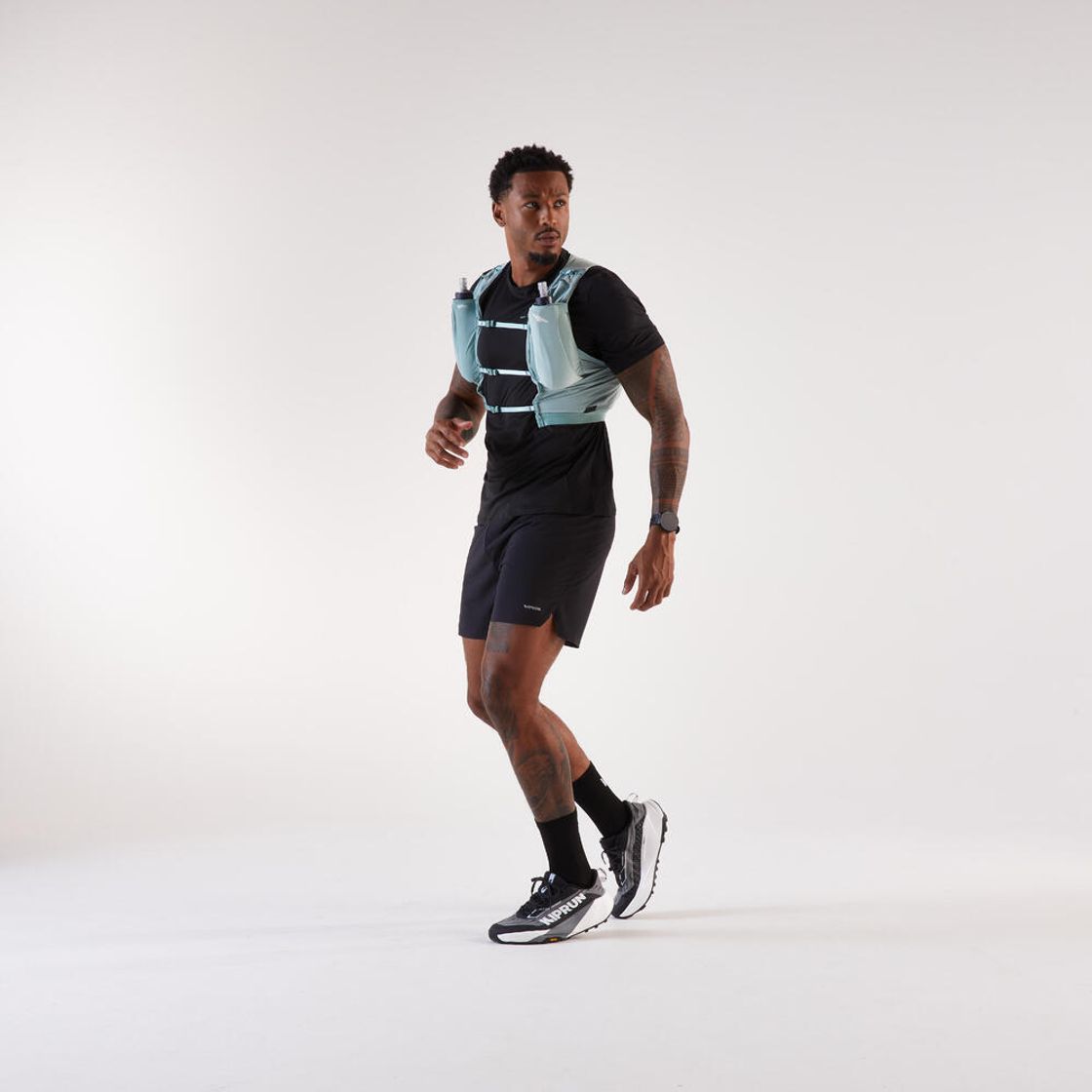 데카트론 경량 트레일러닝 베스트 5L 프로즌 그린(DECATHLON Lightweight Trail Running Vest 5L Frozen Green) - 4