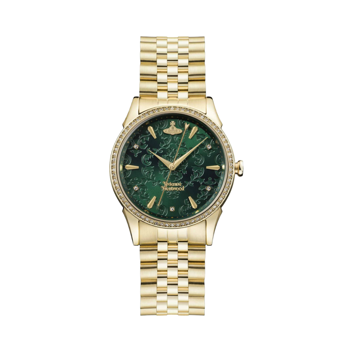 [15% 쿠폰] 비비안 웨스트우드 더 월리스 37mm 그린 골드([15% 쿠폰] Vivienne Westwood The Wallace 37mm Green Gold) - 2