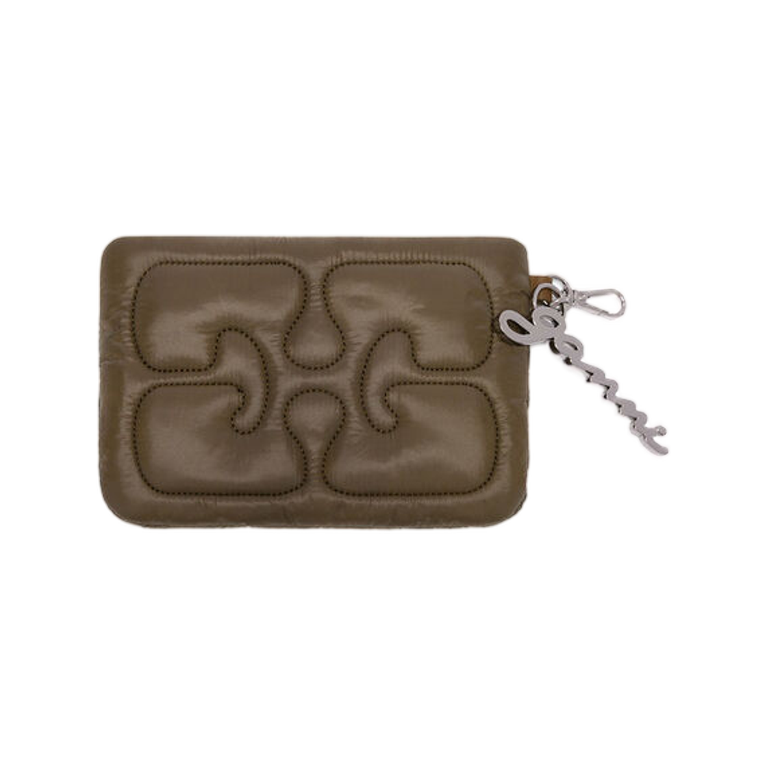 가니 퀼티드 리테크 파우치 칼라마타(Ganni Quilted Retech Pouch Kalamata)