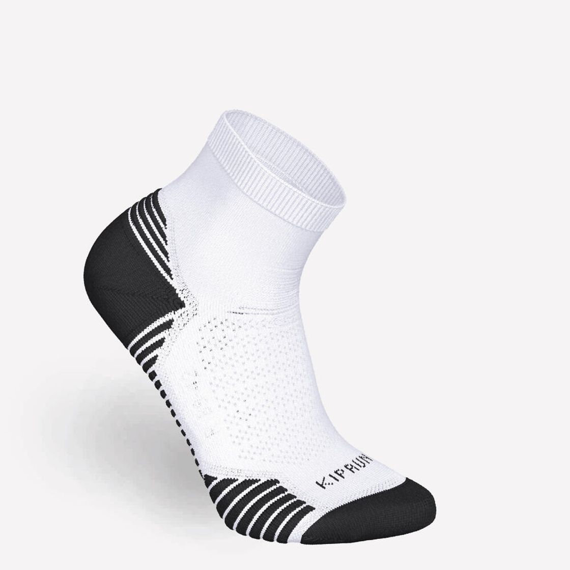 데카트론 러닝 도톰한 중목 양말 2켤레 런 500 울트라 화이트(DECATHLON Running Thick Mid-Cut Socks 2 Pairs Run 500 Ultra White) - 4