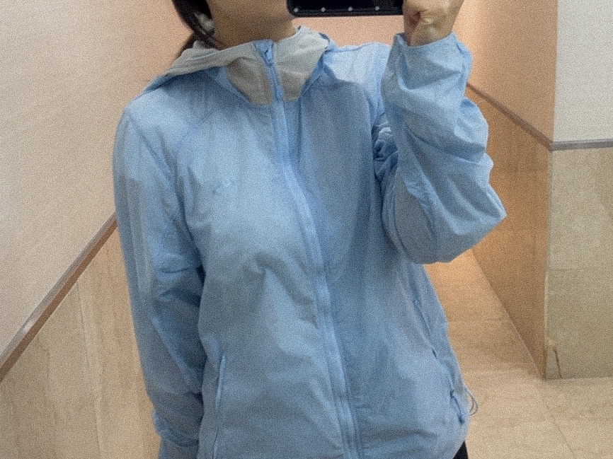 Sansan Gear Paneled Jacket Sky Blue - 25SS 착용 스타일