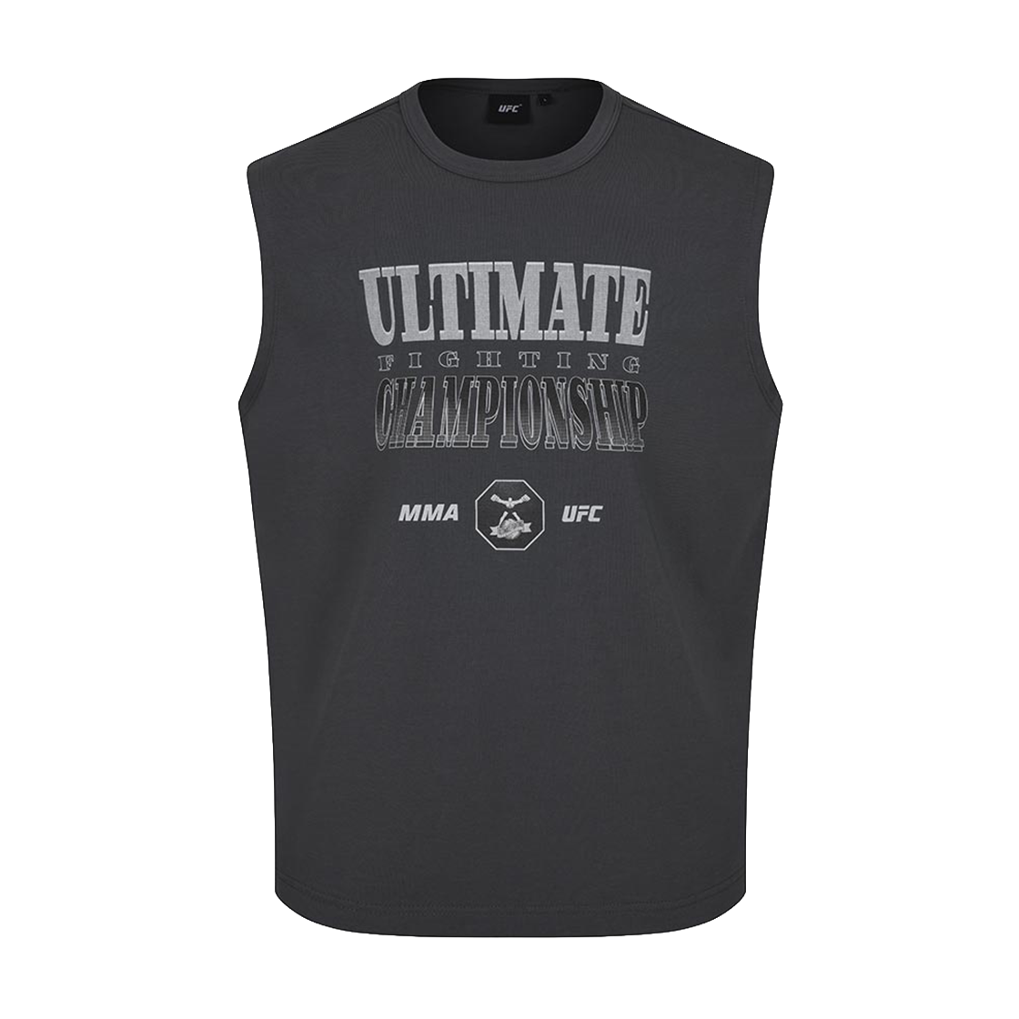 U2SLW2111CH UFC SPORT Ultiman 2.0 Relaxed Fit Sleeveless Charcoal