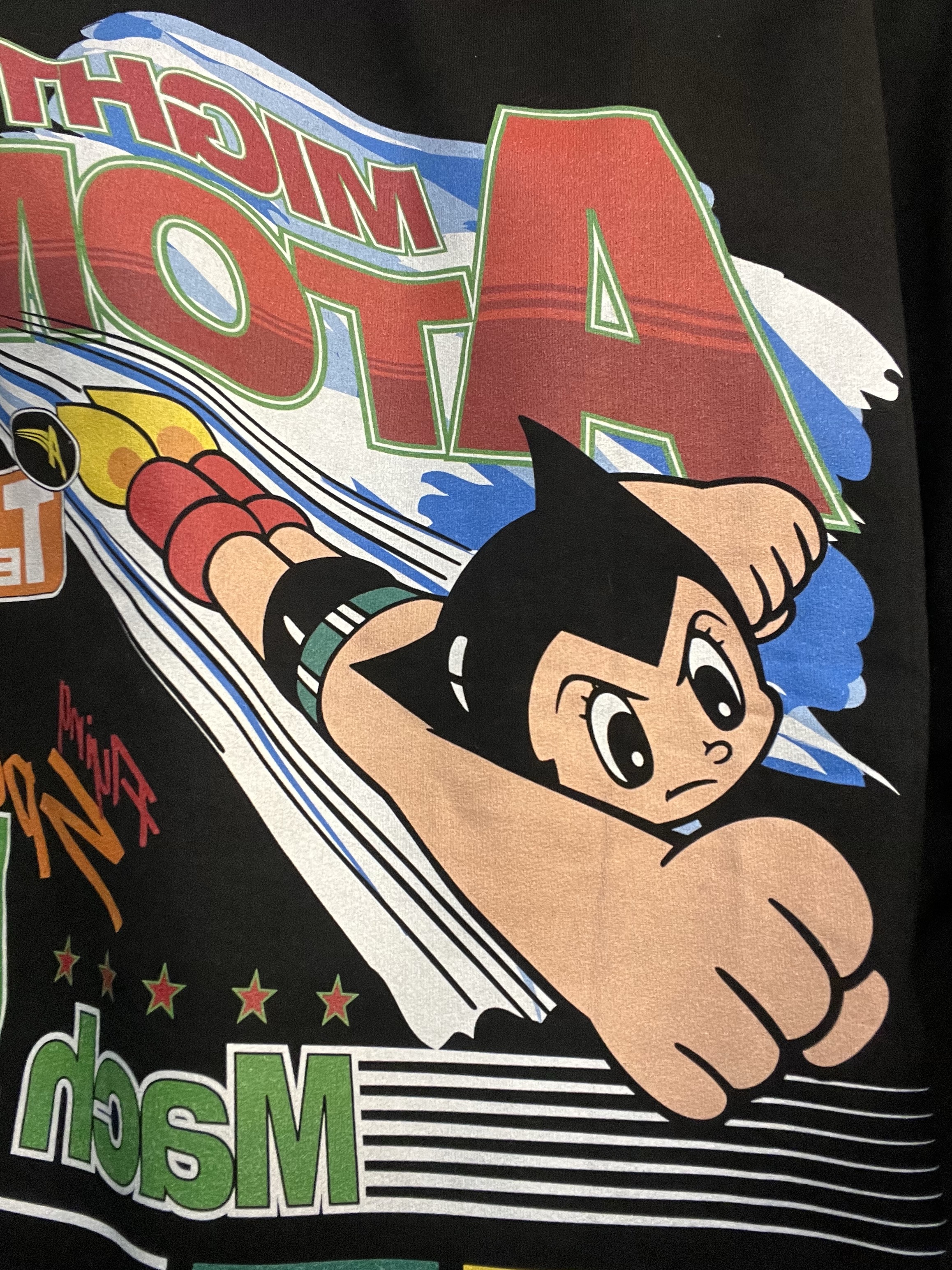 MAINBOOTH [Astro Boy] Racing T-shirt White, Nike Heritage 86 Futura Washed Cap Gorge Green 착용 스타일 - 3