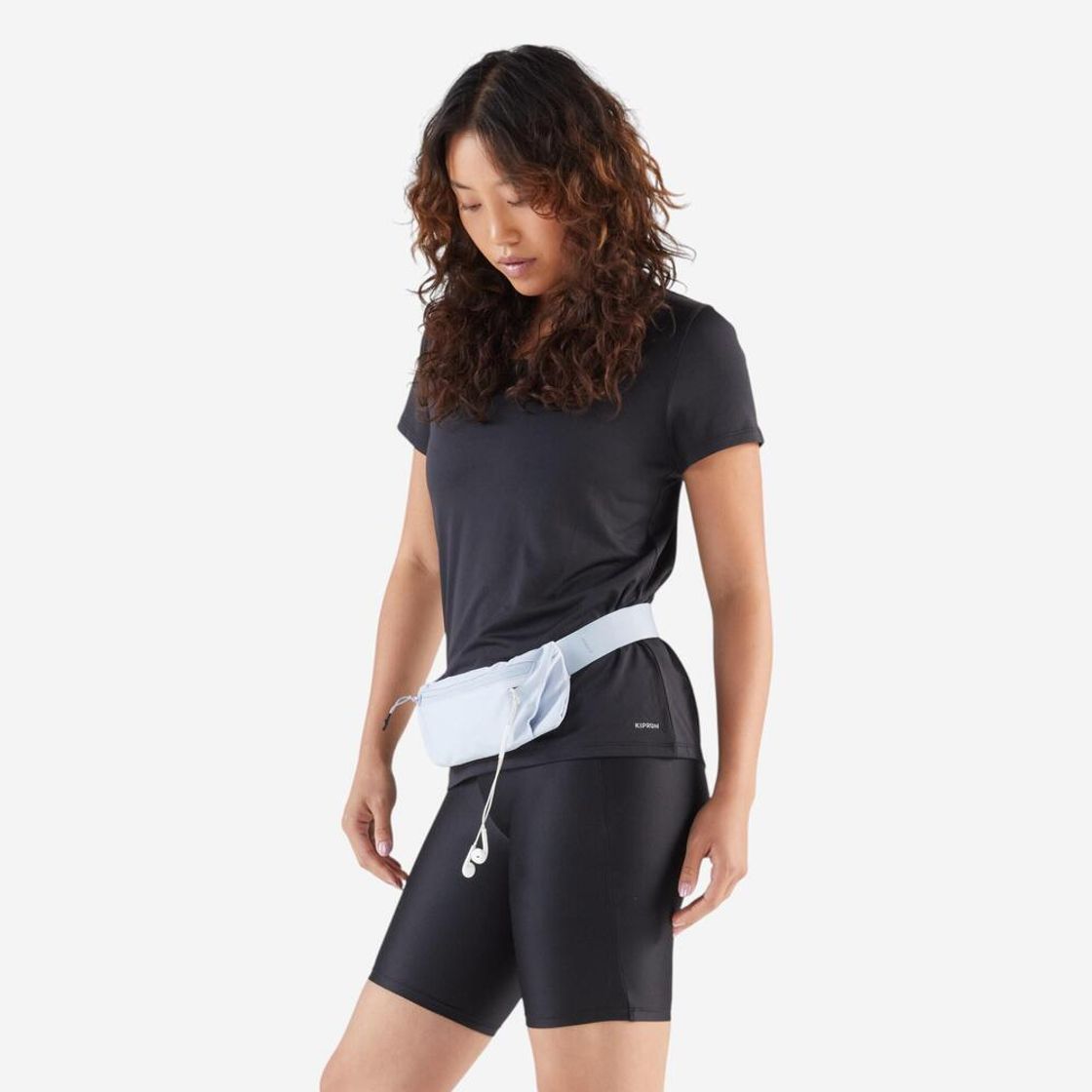 데카트론 러닝 스마트폰 벨트 베이직 2 포기 블루(DECATHLON Running Smartphone Belt Basic 2 Foggy Blue) - 2