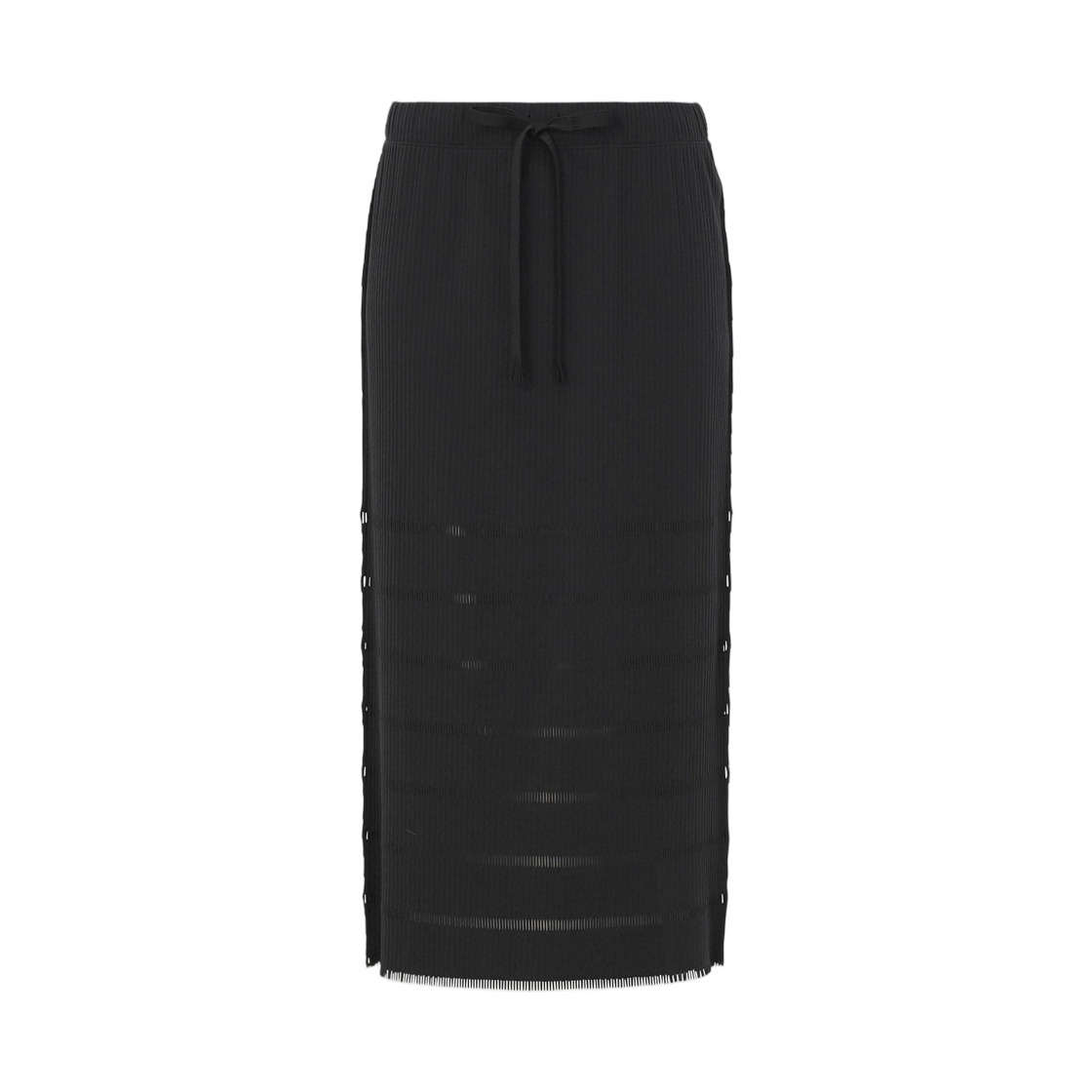 PP53-LG911-15 (W) Pleats Please Issey Miyake A-Poc Basics Skirt Black