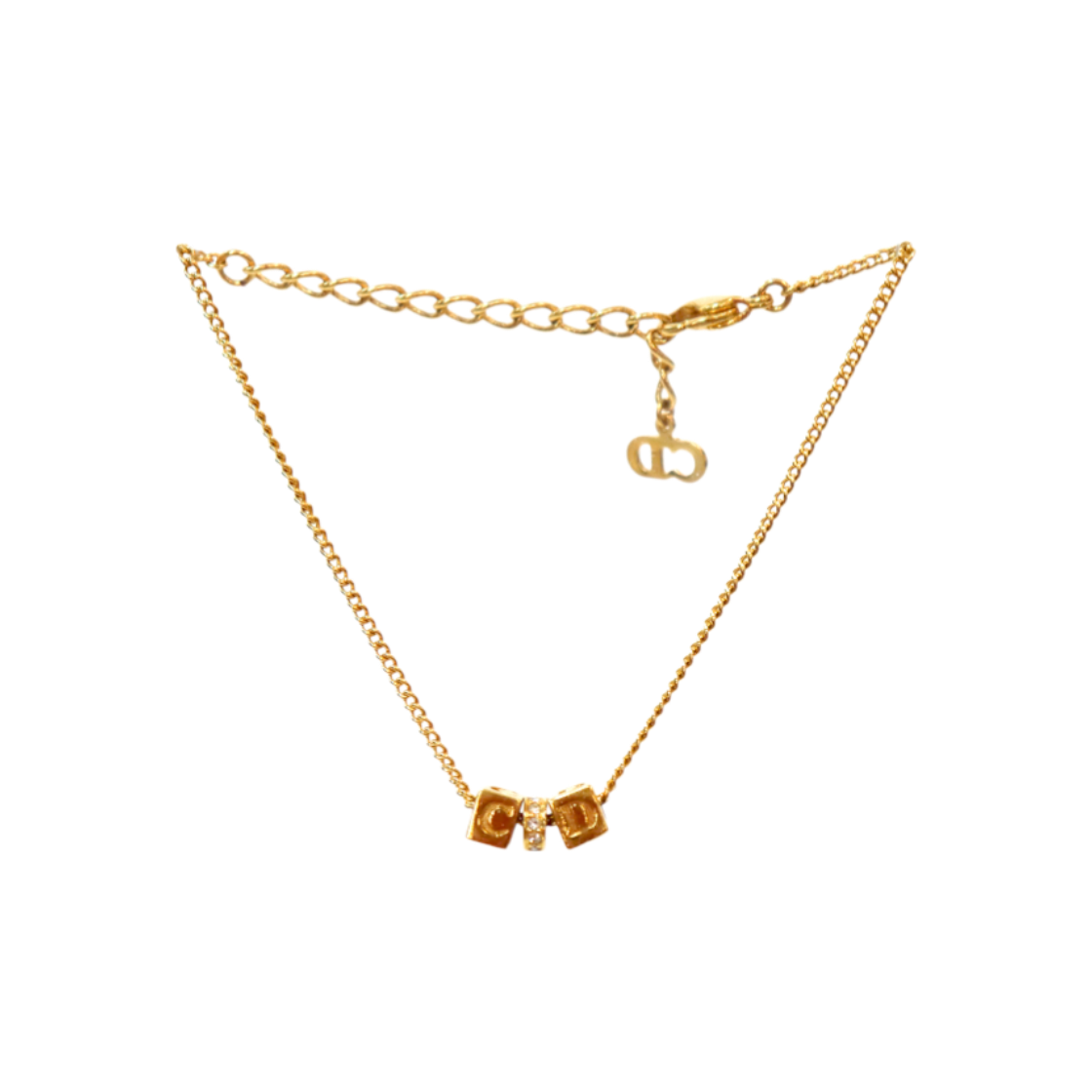 디올 큐빅 큐브 CD 골드 팔찌 A-B52181(Dior Cubic Cube CD Gold Bracelet A-B52181) - 1